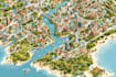 do vector map illustration and event map