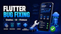 fix flutter bugs, crashes, UI and firebase issues