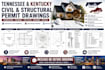 prepare tennessee and kentucky civil structural permit drawings