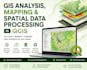 do gis analysis, mapping, and spatial data processing in qgis