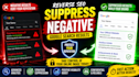 do reverse SEO negative link google search results suppression
