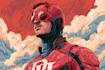 create epic superhero graphic novel art