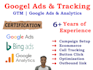 do ga4 google ads tracking setup and shopify GTM conversion setup