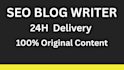 write SEO blog articles and website content