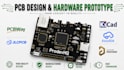 do pcb design schematic and hardware for esp32 stm32 nordic