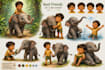 ai children book illustrations with consistent characters