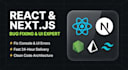 fix php, react, next js bugs, website UI issues