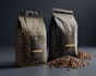 create a coffee bag, packaging and label sticker design