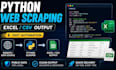 build a python web scraper to extract website data into CSV or excel