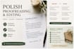 proofread and professionally edit your polish text
