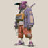 design epic mech warriors and futuristic robot characters