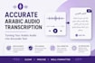 convert arabic audio to text with high accuracy