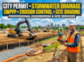 city permit stormwater management swppp erosion control and site grading