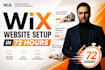 do wix website design, wix website redesign, custom wix website
