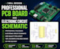 design professional pcb board and electronic circuit schematic