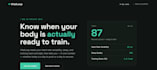 design a clean, modern web app UI like vitalloop