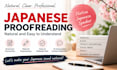 ill profread and humanize your ai generated japanese content
