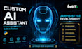 develop a custom ai desktop voice assistant like iron mans jarvis,frid in python