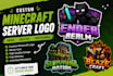 create a custom minecraft server logo and icon