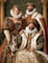 illustrate awesome royal couple portrait