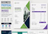 editable canva capability statement business proposal brochure invoice template