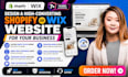 design shopify store redesign clone update shopify wix dropshipping website