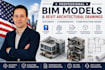 create bim models and revit architectural drawings