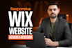 build wix website, wix website redesign wix website development