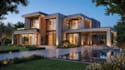 do ai construction time lapse video from image architectural visualization video