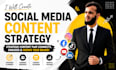 create your social media content strategy