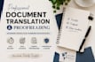 accurately translate and proofread documents with fast delivery