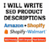 write SEO amazon product descriptions and listings