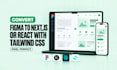 convert figma to responsive next js or react with tailwind CSS pixel perfect
