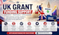 research UK grants, write grant proposals and applications