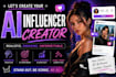 create a custom ai influencer