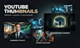 design high CTR youtube thumbnails