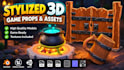 create stylized 3d game props and assets for your game