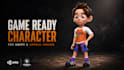 create a 3d game ready character in blender