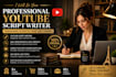 write engaging youtube, movie scripts and professional screenplays
