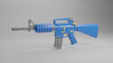 create custom 3d gun models, weapon assets, game gun, gun pack and roblox assets