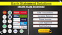 made bank statement reconciliation and financial statements