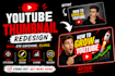redesign or design aesthetic high ctr thumbnail  clickbait