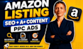 do amazon product listing with SEO optimization for amazon spain