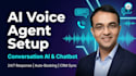 do ai voice agent and conversation ai setup
