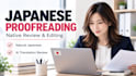 proofread and edit your japanese content naturally