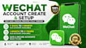 help you to create and setup wechat account with qr code