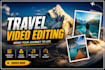 professionally edit your travel videos