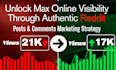 do targeted reddit SEO post backlink campaign to promote anything