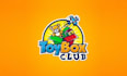 design kids toy box club theme logo