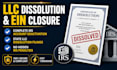 dissolve llc and close ein number professionally